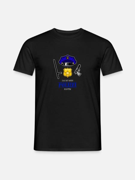 Carnival Costume Police - Men's T-Shirt - black