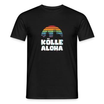 Karneval Kostüm Kölle Alaaf Clown Wappen Dom Köln - Männer T-Shirt - Schwarz - Vorne - AI Model Male 178 light (178cm)