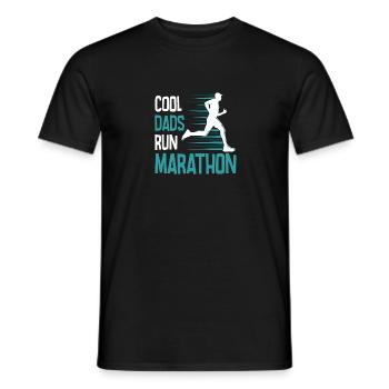 Laufen Sie 26,2 Meilen Marathon Herausforderung - Männer T-Shirt - Schwarz - Vorne - AI Model Male 178 light (178cm)