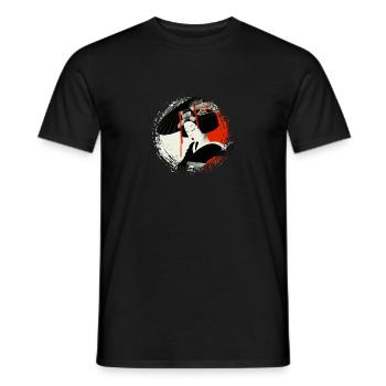 Geisha, traditionelle digitale Kunst, Japan - Männer T-Shirt - Schwarz - Vorne - AI Model Male 178 light (178cm)