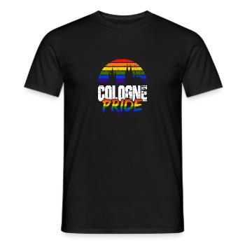 Fierté Cologne - T-shirt homme - noir - Devant - AI Model Male 178 light (178cm)