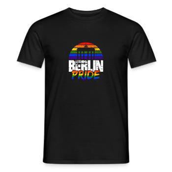 Pride Berlin - Men's T-Shirt - black - Front - AI Model Male 178 light (178cm)