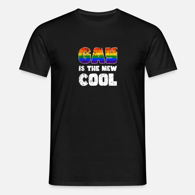 Fierté LGBTQ. Déclaration - T-shirt Homme - noir