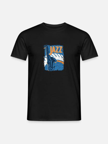Jazz Music Improvisation Festival - Men's T-Shirt - black