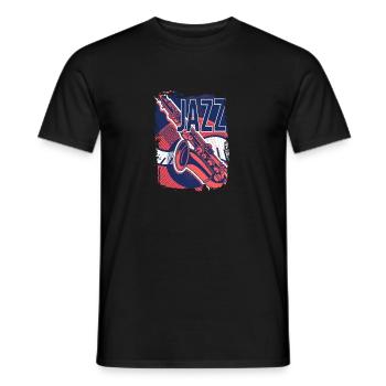 Jazz Musik Improvisation Festival - Männer T-Shirt - Schwarz - Vorne - AI Model Male 178 light (178cm)