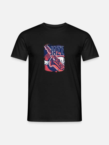 Jazz Music Improvisation Festival - Men's T-Shirt - black