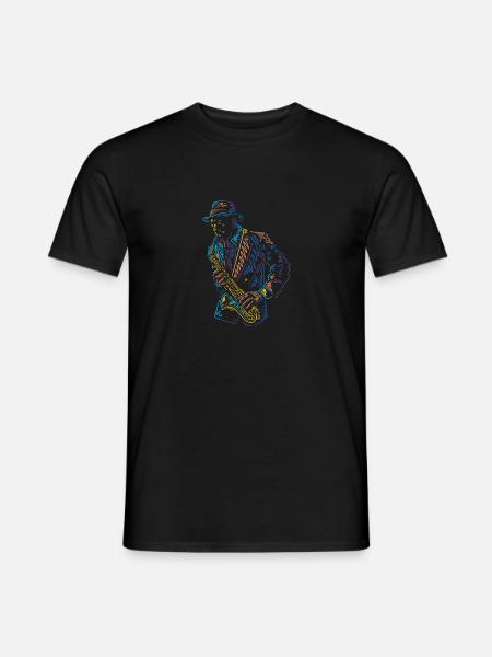 Jazz Music Improvisation Festival - Men's T-Shirt - black