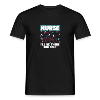 National Nurses' Day. - Men's T-Shirt - black - Front - AI Model Male 178 light (178cm)