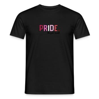 Pride LGBT Liebe gewinnt, wir sind queer und stolz - Männer T-Shirt - Schwarz - Vorne - AI Model Male 178 light (178cm)