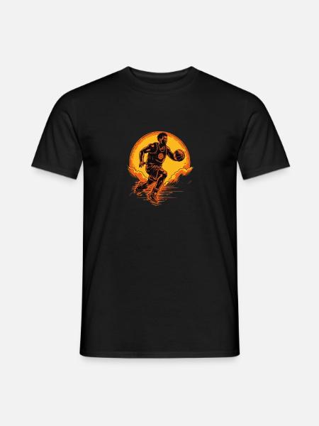 BASKETBALL forever! - Men's T-Shirt - black