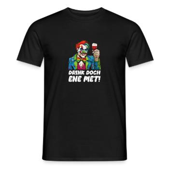 Karneval Eskalation Köln Kostüm Kölsch Bier Party - Männer T-Shirt - Schwarz - Vorne - AI Model Male 178 light (178cm)