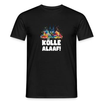 Köln Kölle Karneval Gebützt Kölle Alaaf Jeck Party - Männer T-Shirt - Schwarz - Vorne - AI Model Male 178 light (178cm)