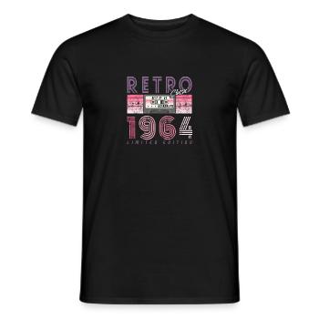 60. Geburtstag 2024 Feier best of Jahrgang 1964 - Männer T-Shirt - Schwarz - Vorne - AI Model Male 178 light (178cm)