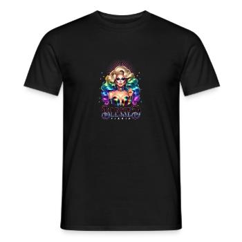LGBTQ+ Pride - Virgin Halo - Men's T-Shirt - black - Front - AI Model Male 178 light (178cm)