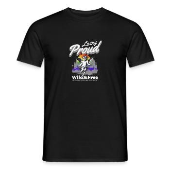 Love Is Love Pride Colors Of Rainbow Equality - Men's T-Shirt - black - Front - AI Model Male 178 light (178cm)