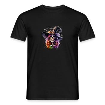 In a world full of princesses, be a witch - Men's T-Shirt - black - Front - AI Model Male 178 light (178cm)