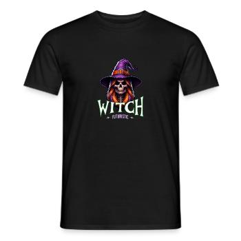 In a world full of princesses, be a witch - Men's T-Shirt - black - Front - AI Model Male 178 light (178cm)