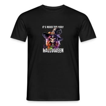 In einer Welt voller Prinzessinnen sei eine Hexe - Männer T-Shirt - Schwarz - Vorne - AI Model Male 178 light (178cm)