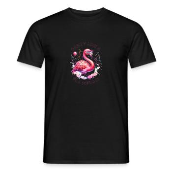 Kölle Alaaf Party wie eine Flamingo-Atmosphäre - Männer T-Shirt - Schwarz - Vorne - AI Model Male 178 light (178cm)