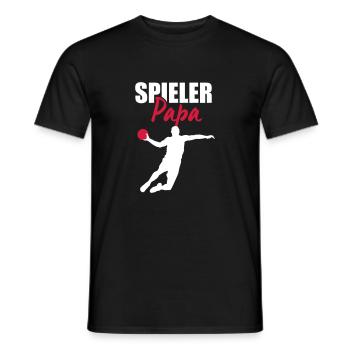 Handball Spieler Papa - Dad - Vater - Handballer - Männer T-Shirt - Schwarz - Vorne - AI Model Male 178 light (178cm)