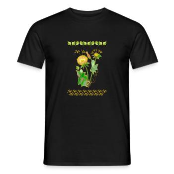 Le souffleur - T-shirt homme - noir - Devant - AI Model Male 178 light (178cm)