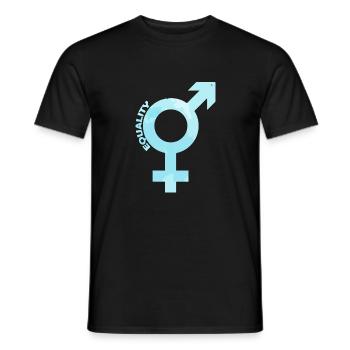 Gleichberechtigung Feminismus Geschenk - Männer T-Shirt - Schwarz - Vorne - AI Model Male 178 light (178cm)