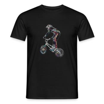 bmx race - T-shirt homme - noir - Devant - AI Model Male 178 light (178cm)