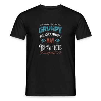 C Sharp Programmation Citation Déclaration de la fête des pères - T-shirt homme - noir - Devant - AI Model Male 178 light (178cm)