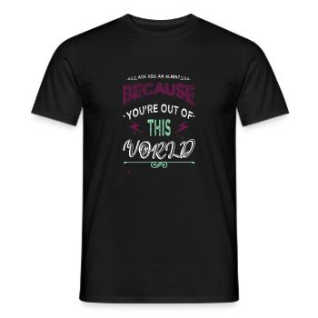 alien loving kid area51 birthday present idea - Männer T-Shirt - Schwarz - Vorne - AI Model Male 178 light (178cm)
