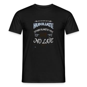Night Sky Gift Idea Bday Drôle Citation Déclaration - T-shirt homme - noir - Devant - AI Model Male 178 light (178cm)