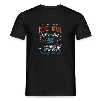 citation drôle barbe gang bubaprints maladroit - T-shirt homme - noir - Devant - AI Model Male 178 light (178cm)