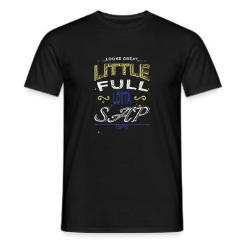 Dinosaur Moon Statement Bday Fairy Tail - Men's T-Shirt - black - Front - AI Model Male 178 light (178cm)