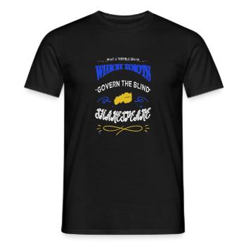 joke book dragon book animal art readers - Männer T-Shirt - Schwarz - Vorne - AI Model Male 178 light (178cm)
