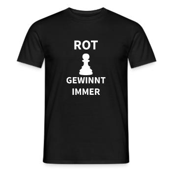 boardgame chess backgammon game night - Männer T-Shirt - Schwarz - Vorne - AI Model Male 178 light (178cm)