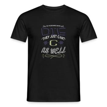 gift gamer glitch analyst encrypt hacking code - Männer T-Shirt - Schwarz - Vorne - AI Model Male 178 light (178cm)