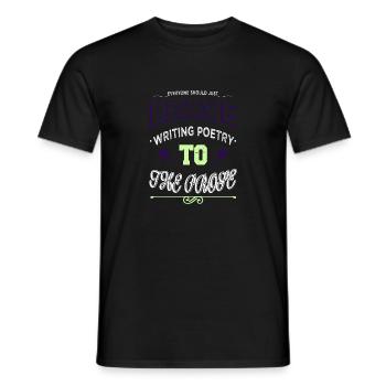 quote love geek birthday inspirational feminine - Men's T-Shirt - black - Front - AI Model Male 178 light (178cm)