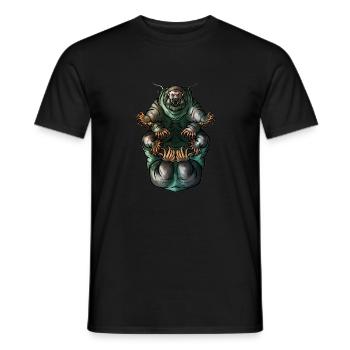 Tardigrade - Männer T-Shirt - Schwarz - Vorne - AI Model Male 178 light (178cm)