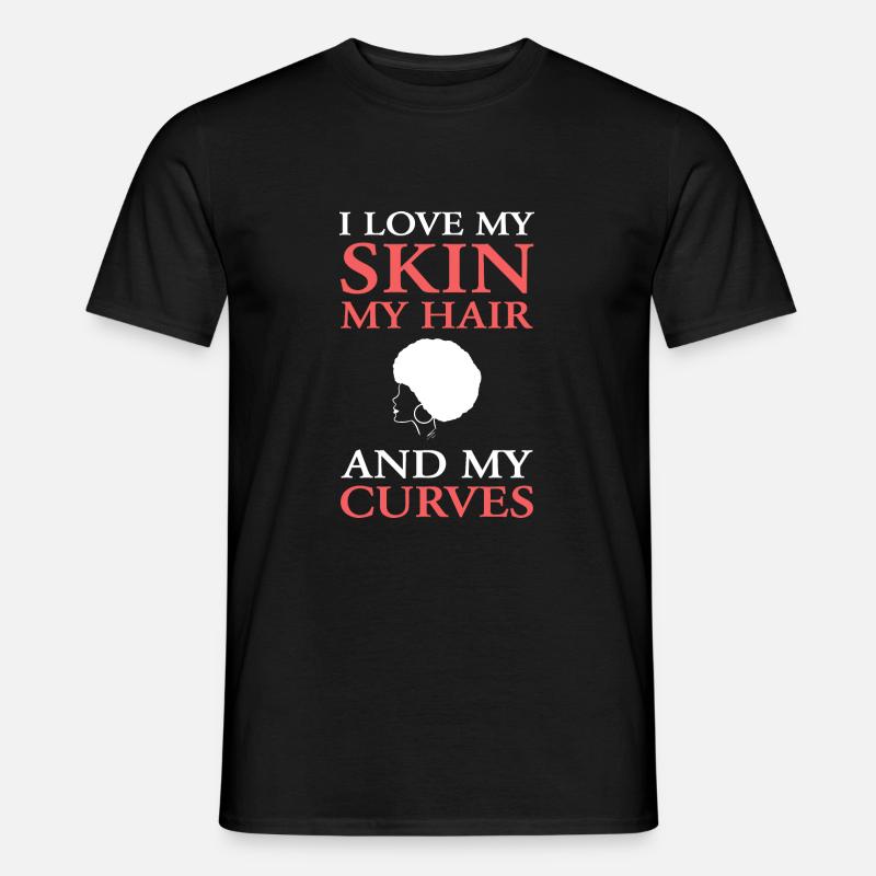 Afro Latina - Männer T-Shirt - Schwarz