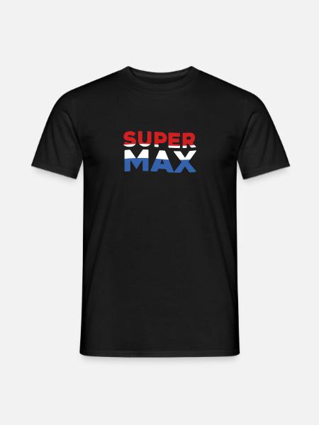 Super Max | Dutch flag - Men's T-Shirt - black