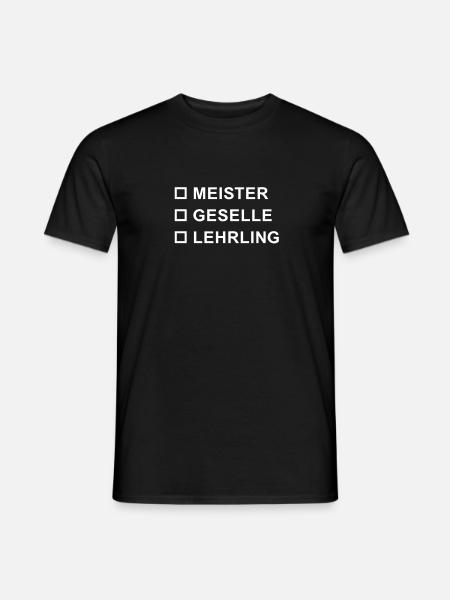Master Journeyman Apprentice - Men's T-Shirt - black