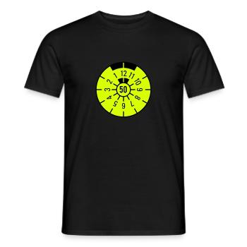 TÜV 1950 - Men's T-Shirt - black - Front - AI Model Male 178 light (178cm)