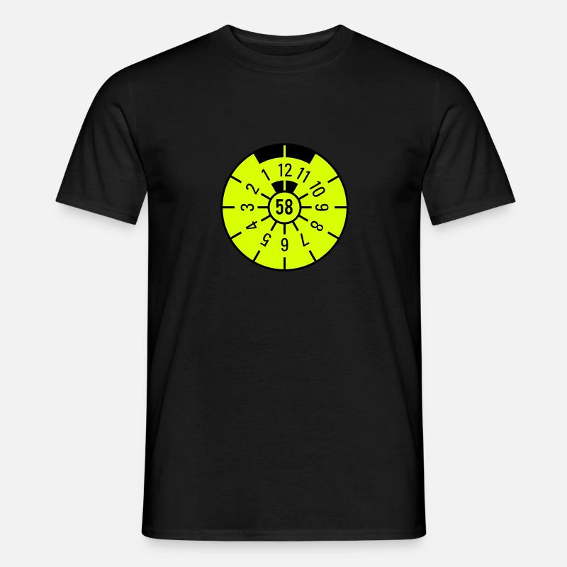 TÜV 1958 - Männer T-Shirt - Schwarz