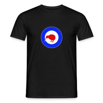 Kiwi Mod - Männer T-Shirt - Schwarz - Vorne - AI Model Male 178 light (178cm)