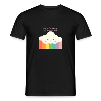 Être un arc en ciel - T-shirt homme - noir - Devant - AI Model Male 178 light (178cm)