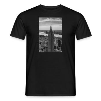 Empire State - Men's T-Shirt - black - Front - AI Model Male 178 light (178cm)