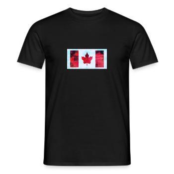 Urban Canada - Men's T-Shirt - black - Front - AI Model Male 178 light (178cm)
