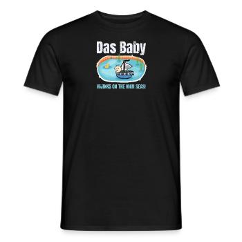 Das Baby Hijinks on the High Seas - Männer T-Shirt - Schwarz - Vorne - AI Model Male 178 light (178cm)