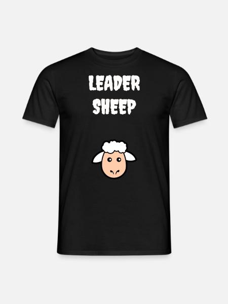 Leader sheep - Men's T-Shirt - black