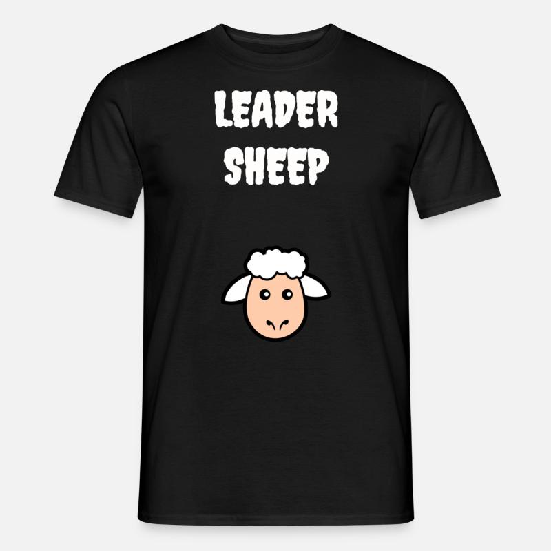 Führschafe - Männer T-Shirt - Schwarz