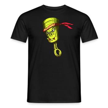 GROMPY GROMSP! RACY - Men's T-Shirt - black - Front - AI Model Male 178 light (178cm)